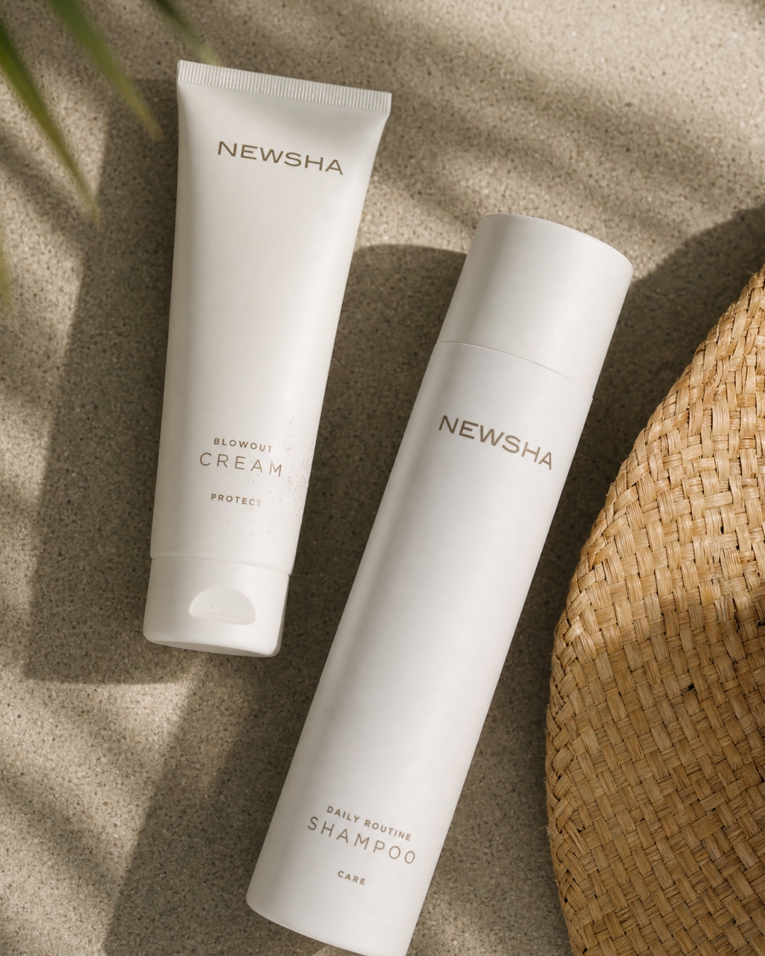 NEWSHA Blowout Cream und Daily Routine Shampoo